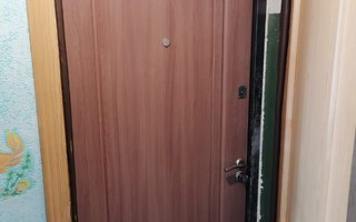 недорогая входная дверь с отделкой МДФ внутри